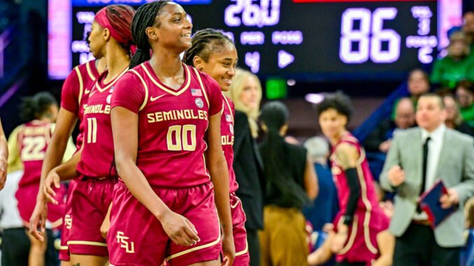 NCAA Womens Basketball: Florida State at Notre Dame